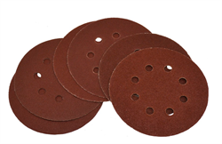 Kardborre excentrisk slipskiva set 125 mm 6 st.