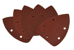 Delta kardborresandpappersset 140x102 mm 6 st.