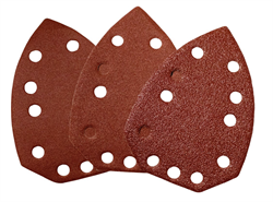 Delta kardborre sandpappersset 137x96 mm 6 st.