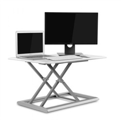 WERGON - Vincent - Justerbar Ergonomisk höj/sänkbar möbel för bord/arbetsplats - Vit