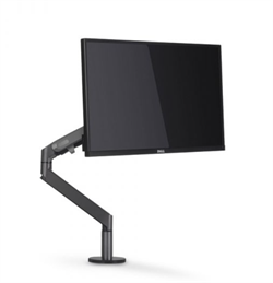 WERGON - Moon - Justerbar hållare med gasfjäder för monitor / LCD-skärm upp till max 32 "- Mörkgrå