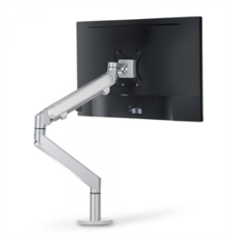 WERGON - Moon - Justerbar hållare med gasfjäder för monitor / LCD-skärm upp till max 32 "- Silver
