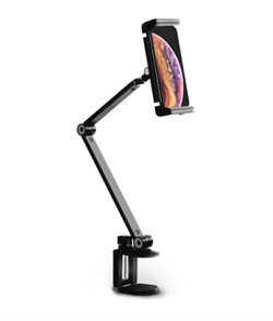WERGON - Wave - iPhone / Smartphone / Tablet - Aluminium Flexible Desktop Design hållare 7-13 "- Svart