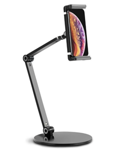 WERGON - Villy - iPhone / Smartphone / Surfplatta - Aluminium Flexibel Designhållare 7-13 "- Svart