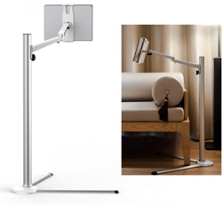 WERGON - Vega - iPhone / surfplattahållare - 4-13 "- Justerbar Design Alu hållare H: 31-95cm - Silver